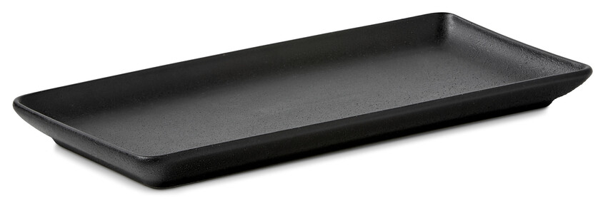 Cast Iron - Fat, 2,2x14,8x31,5 cm - Svart