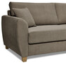 Vaxholm delux - Bäddsoffa 3-sits - Brun