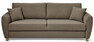 Vaxholm delux - Bäddsoffa 3-sits - Brun