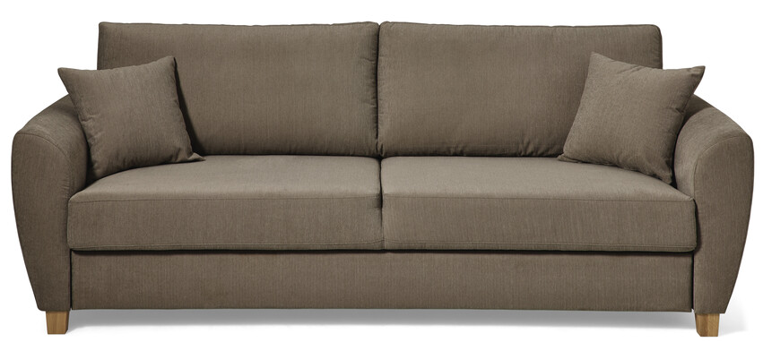 Vaxholm delux - Bäddsoffa 3-sits - Brun