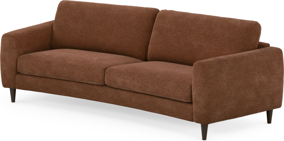 Bridge - 3-sits soffa svängd - Orange