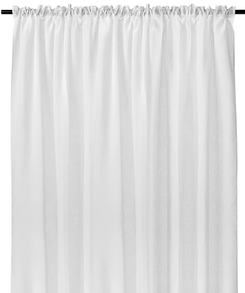 Sunnan - Gardin, 1-pack, 290x300 cm, Extra bred - Vit