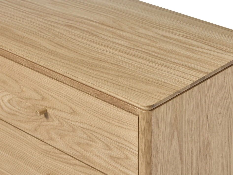 Tova - Byrå med 6 lådor, 120x42x80 cm - Beige