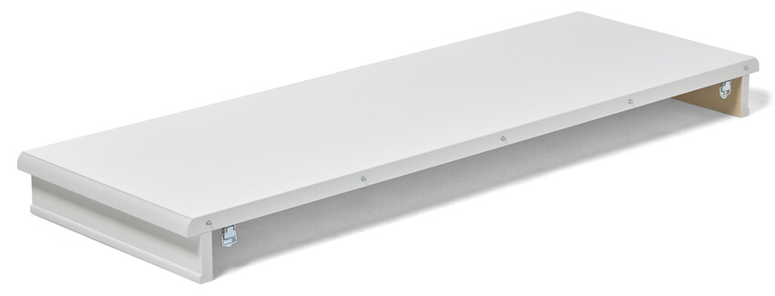 Wilma - Iläggsskiva, B 150 cm - Vit