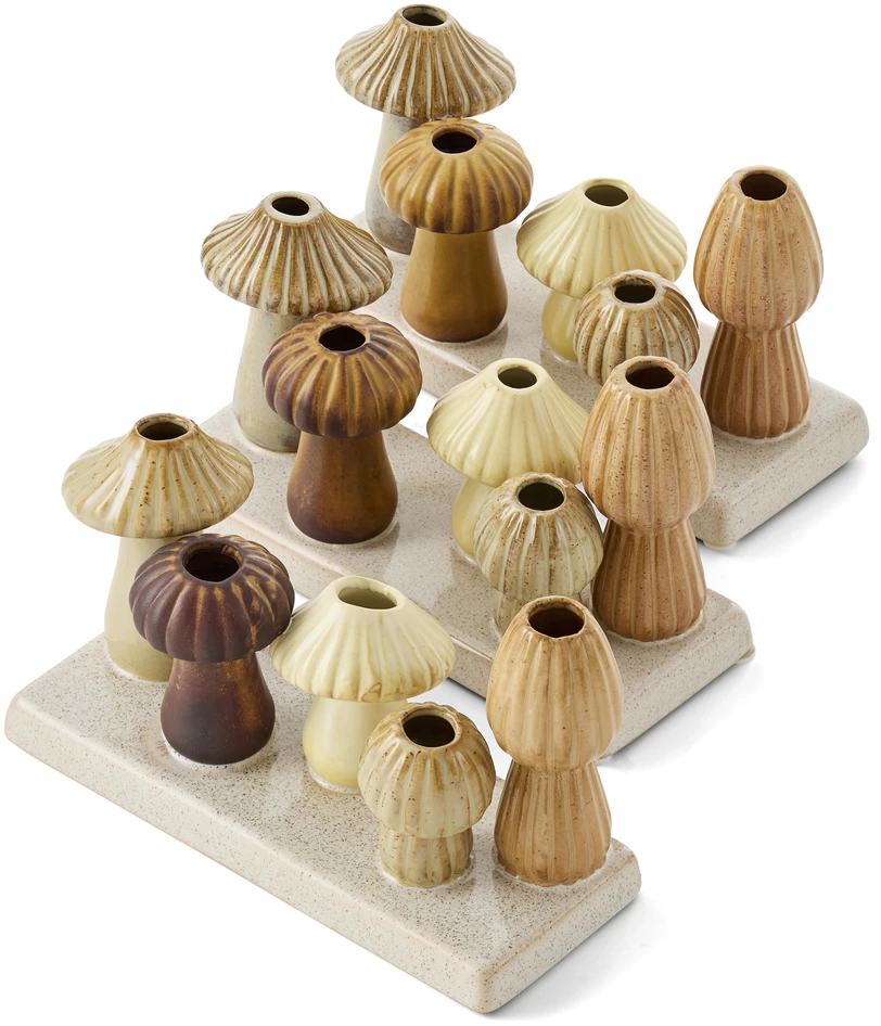 Svamp - Vas, 19x8,5x10,5 cm - Brun