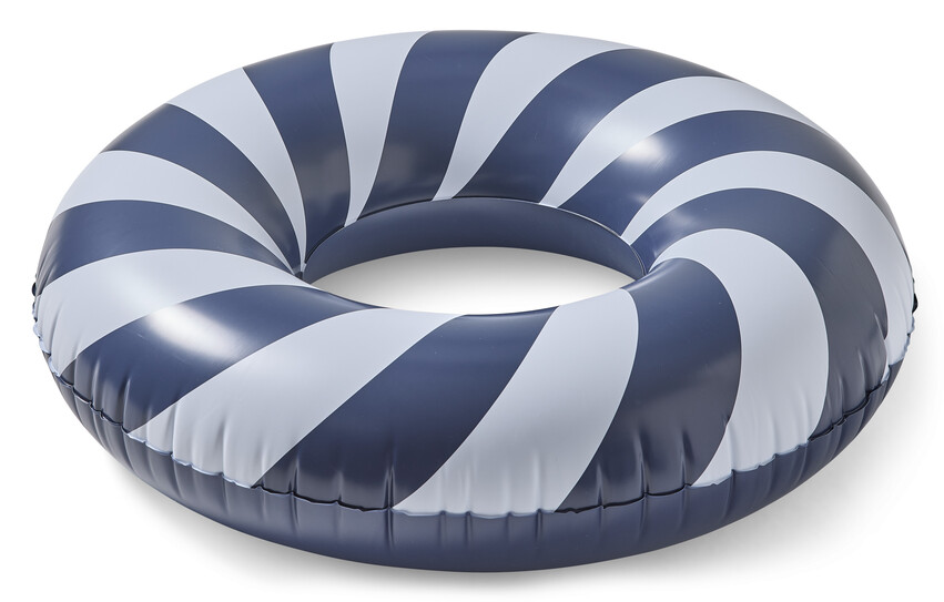 Stripe - Badring, Ø 115 cm - Blå
