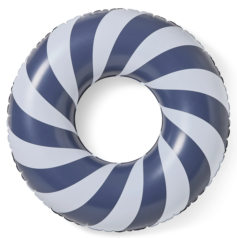 Stripe - Badring, Ø 115 cm - Blå