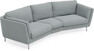 Madison - 3-sits soffa svängd, 90 cm - Turkos