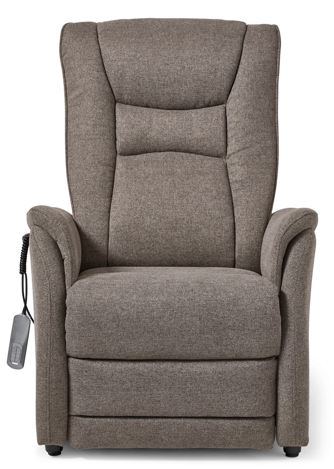 Elof - Recliner med lyfthjälp - Brun