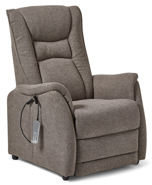 Elof - Recliner med lyfthjälp - Brun