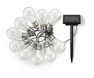 Balder - Solcellsljusslinga, L185 H10 cm - Svart