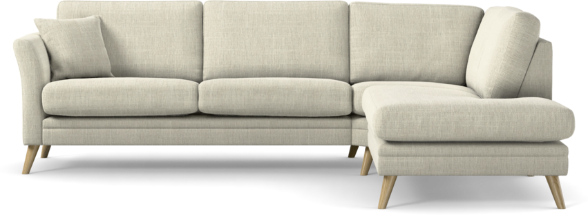 Eden - 2,5-sits soffa med divan - Beige