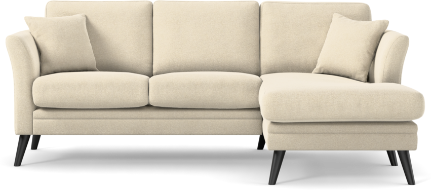 Eden - 2-sits soffa med schäslong - Beige