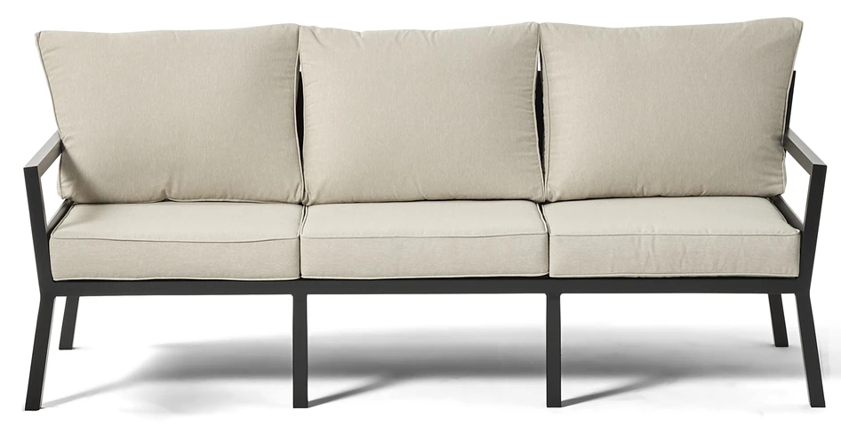 Maxime - Utesoffa 3-sits - Svart