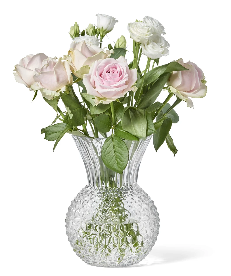 Florus - Vas, H 22 Ø 16 cm - Vit