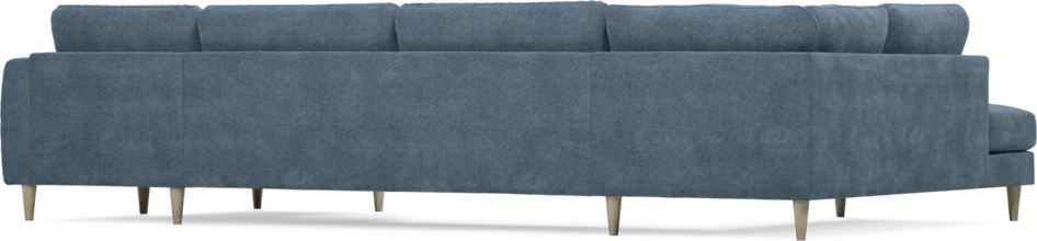 Bridge - 3-sits soffa med divan vänster och schäslong höger - Blå
