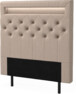 New York led - Sänggavel, 90-210 cm - Beige