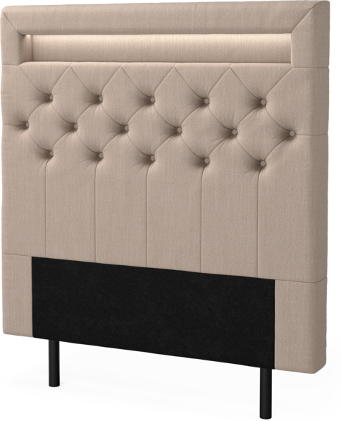 New York led - Sänggavel, 90-210 cm - Beige