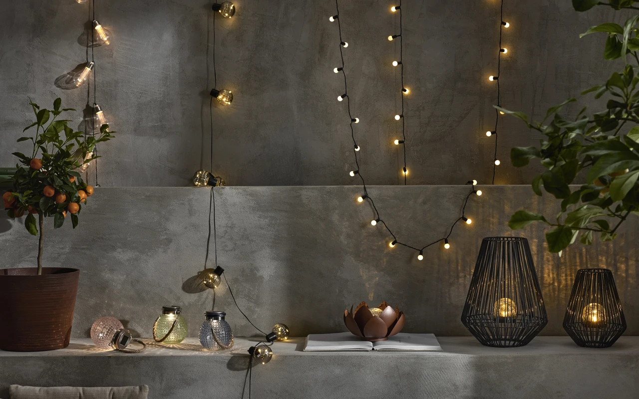 Lutea - Solcellsbelysning, H14 Ø19 cm - inspiration