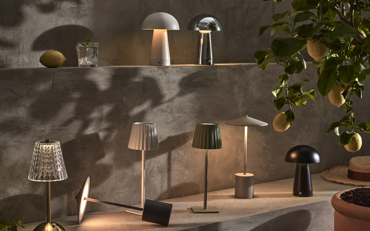 Fancy - Portabel bordslampa, H32 Ø27 cm - inspiration