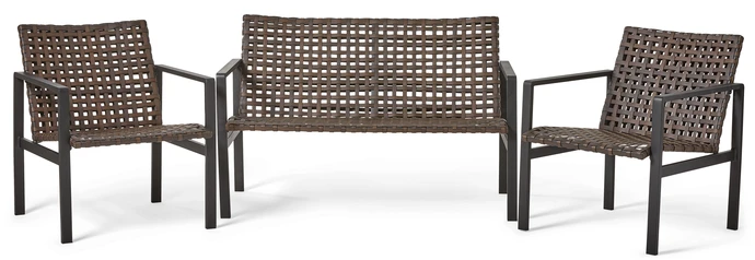 Foxton, Utegrupp med soffa och 2 fåtöljer