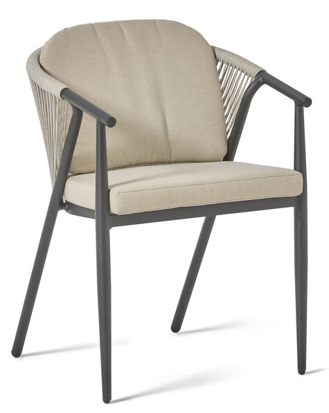 Plaza - Utekarmstol - Beige