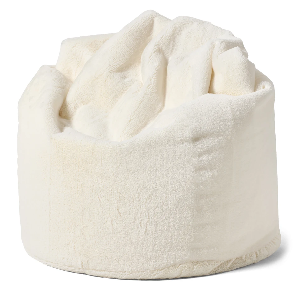 Curiosa - Sittsäck vit 100L,  Ø 60 cm - Vit