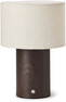 Ralf - Portabel bordslampa, H21,6  Ø15 cm - Brun