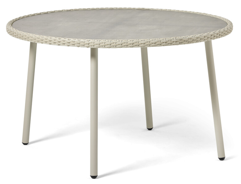 Savona - Utebord, Ø 120 cm - Beige