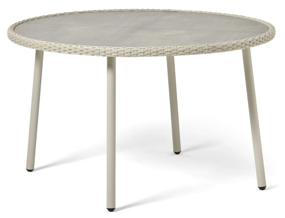 Savona - Utebord, Ø 120 cm - Beige