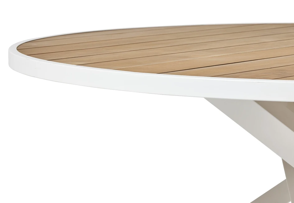 Modena - Utebord, Ø 150 cm - Vit