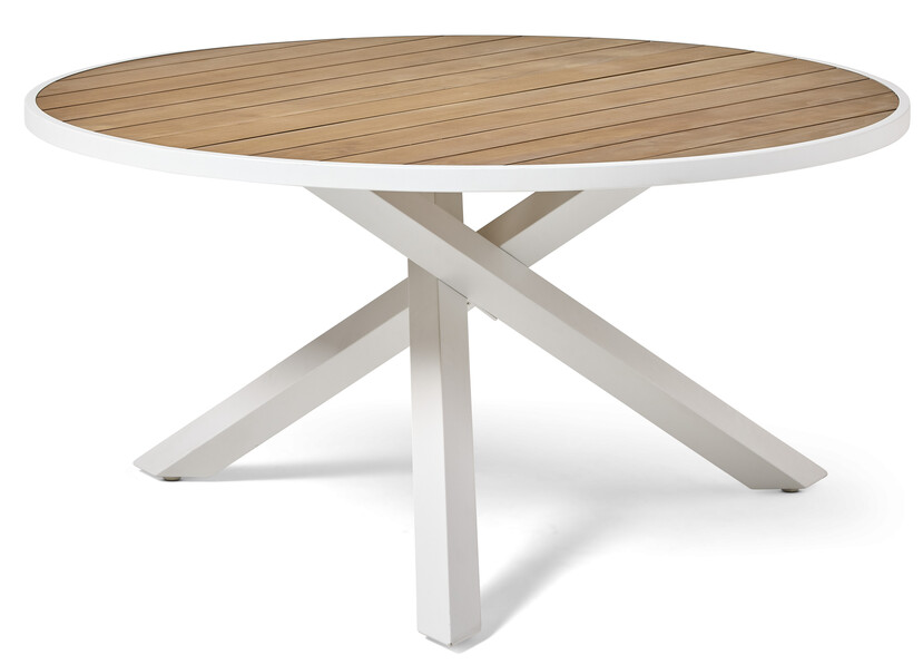 Modena - Utebord, Ø 150 cm - Vit