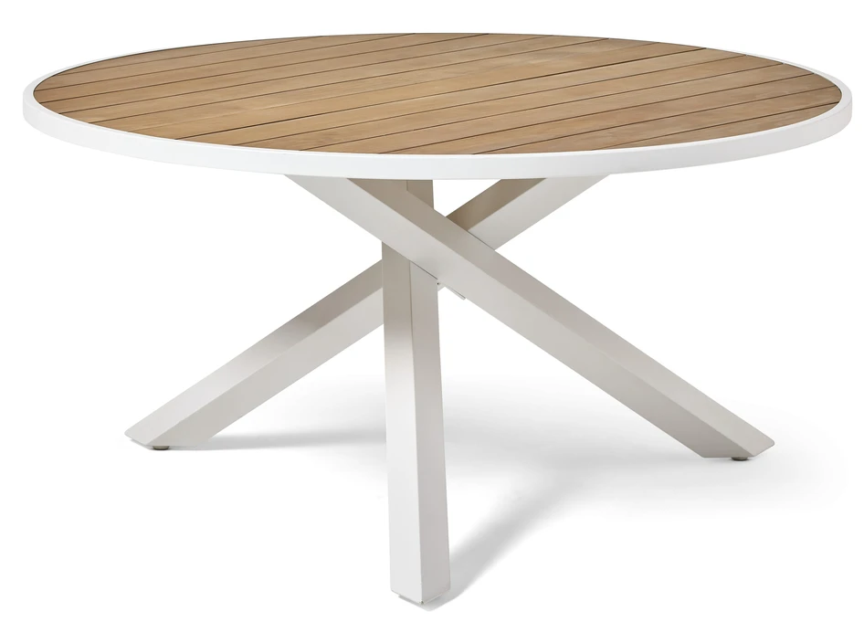 Modena - Utebord, Ø 150 cm - Vit
