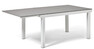 Modena - Utebord, L 160-210 cm - Vit