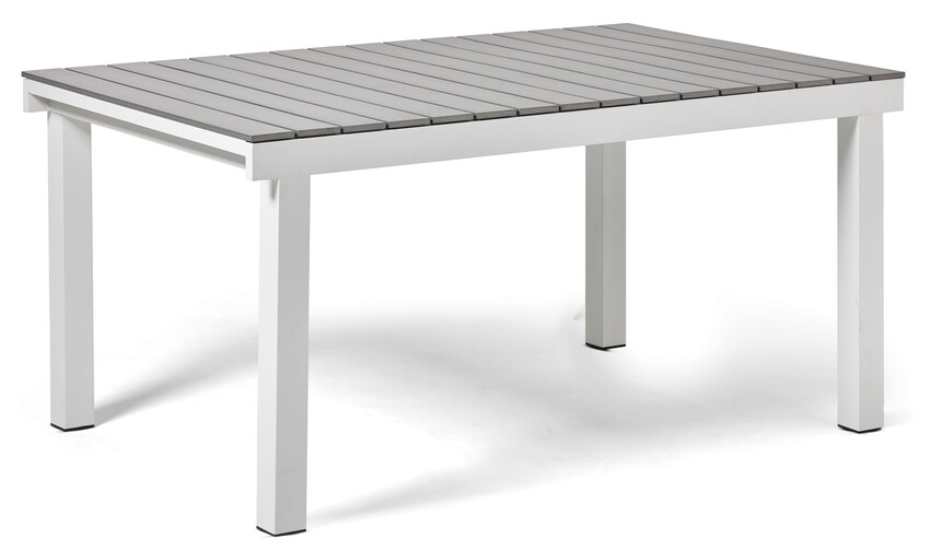 Modena - Utebord, L 160-210 cm - Vit