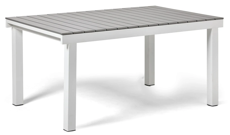 Modena - Utebord, L 160-210 cm - Vit