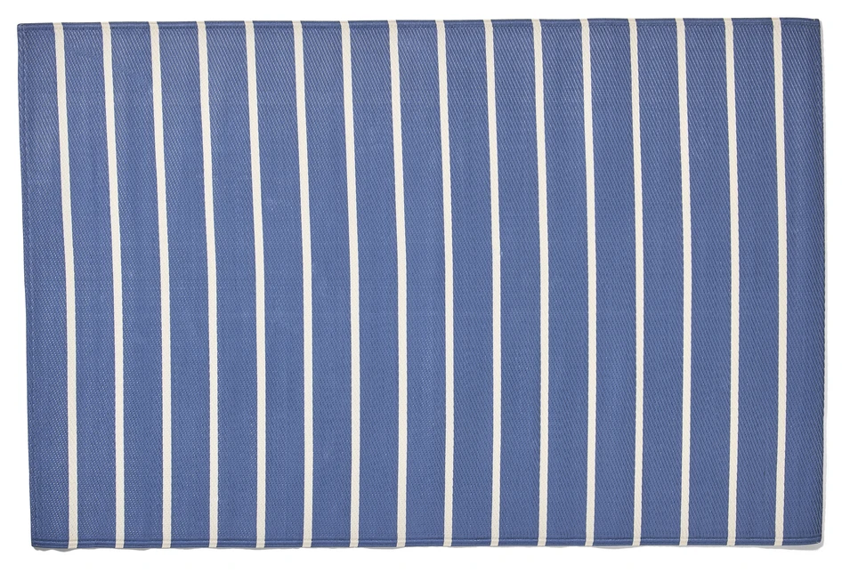 Fårö - Plastmatta, utomhus, B120 L180 cm - Blå