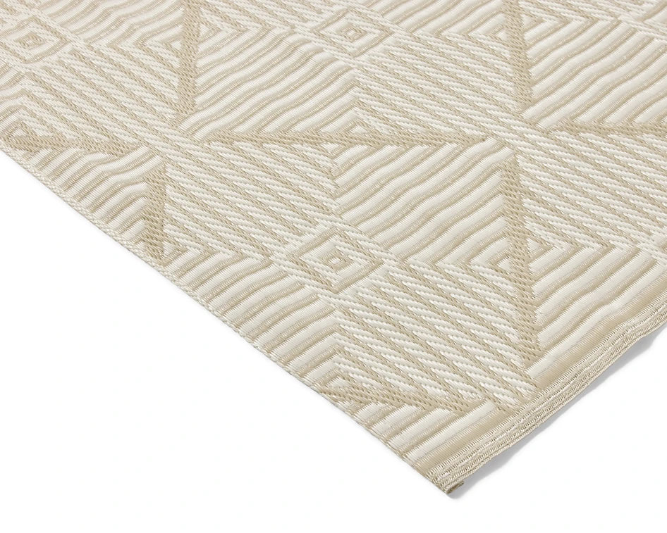 Fårö - Plastmatta, utomhus, B120 L180 cm - Beige