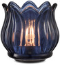 Isabel - Ljuslykta, glas H 6,8 Ø 7,2 cm - Blå