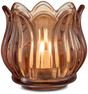 Isabel - Ljuslykta, glas H 6,8 Ø 7,2 cm - Röd