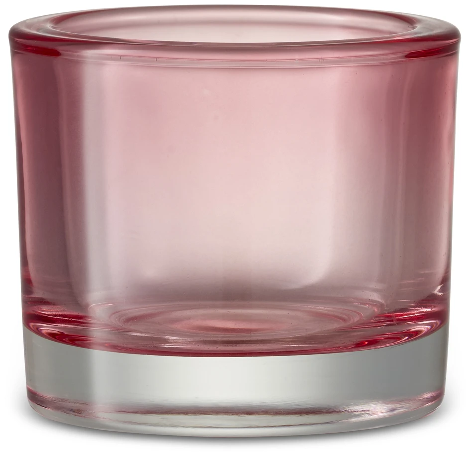Mango - Ljuslykta, H 5,5 Ø 6,5 cm - Rosa