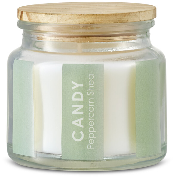 Candy - Doftljus, Peppercorn Shea, brinntid 15 h, 70 gr - Grön