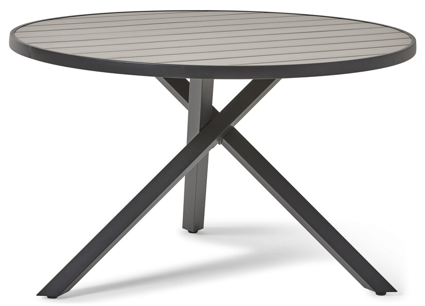 Modena - Utebord, Ø 120 cm - Svart