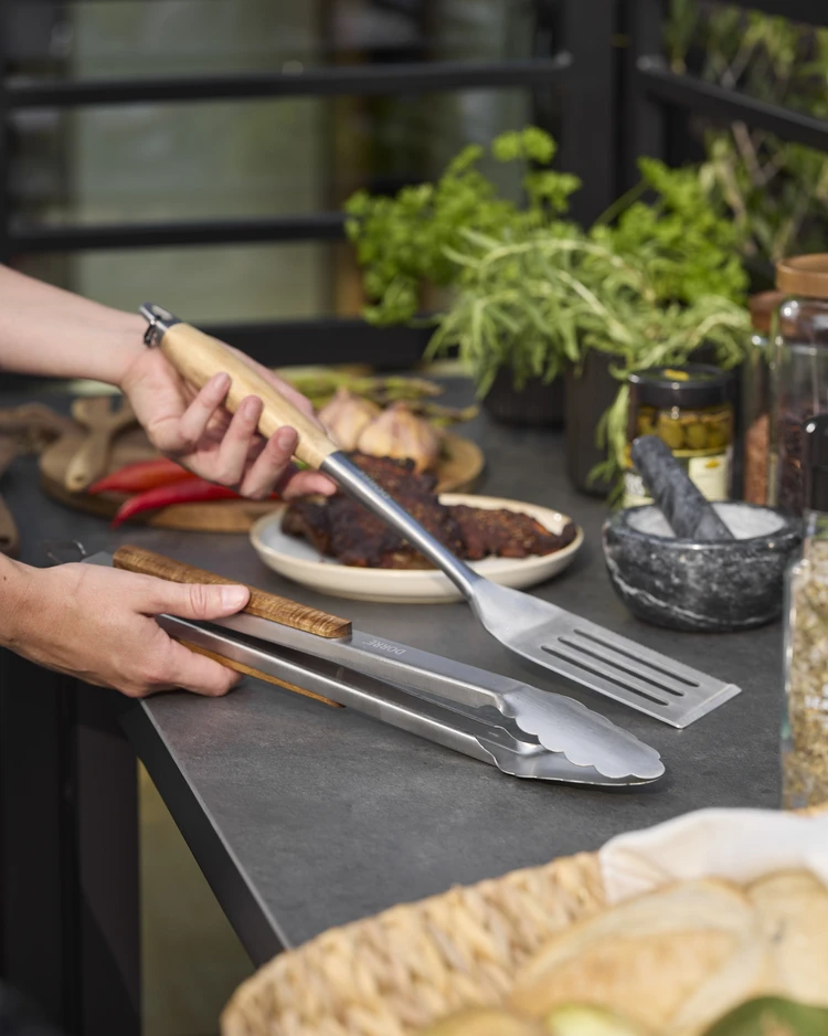 BBQ - Grillredskap, 16,5x46,5x6,2 cm, 2 delar - inspiration