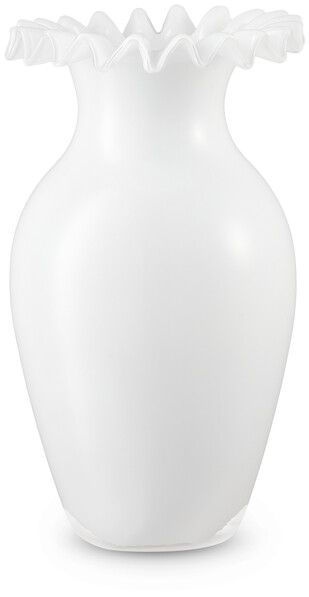 Nathalie - Vas, H 23,3 Ø 14 cm - Vit