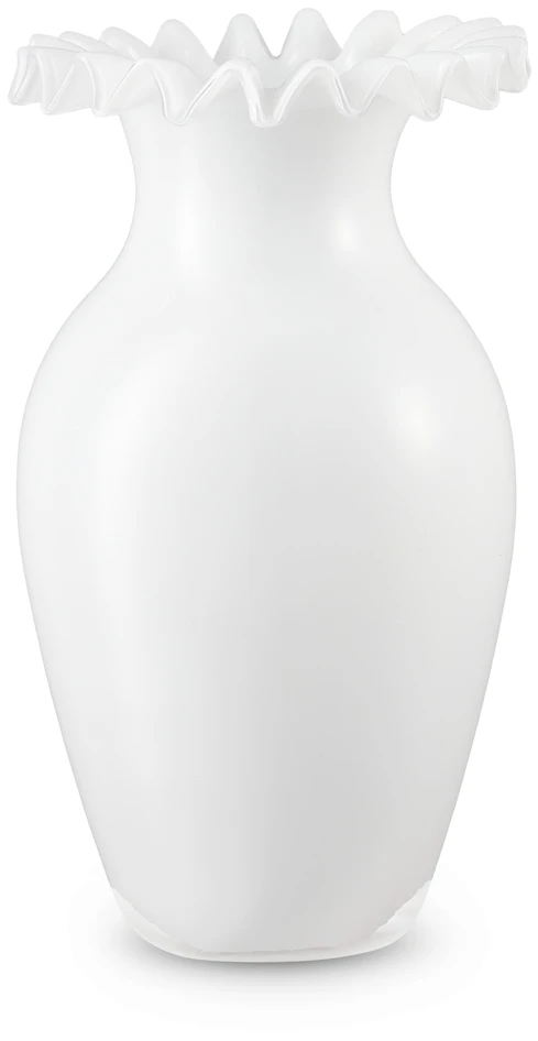 Nathalie - Vas, H 23,3 Ø 14 cm - Vit