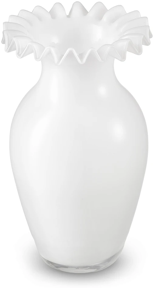 Nathalie - Vas, H 23,3 Ø 14 cm - Vit