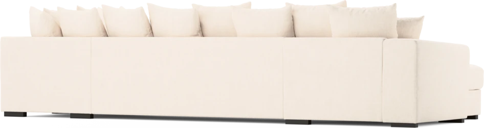 Town - 3-sits soffa med divan höger och schäslong vänster - Vit