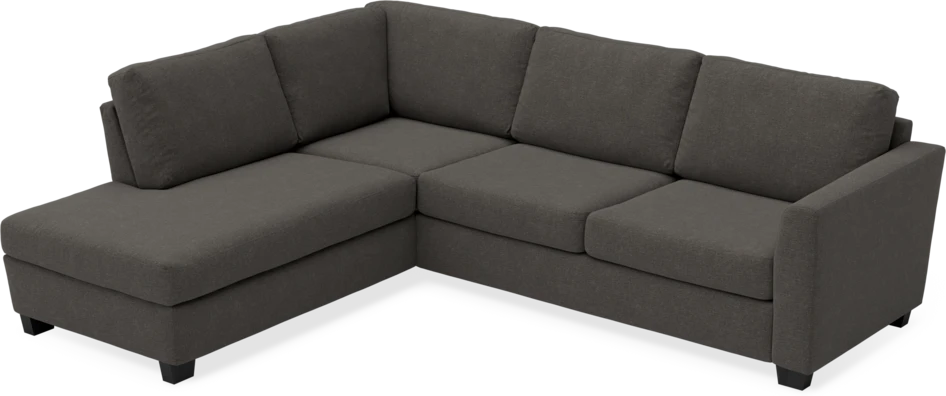 Friday - 2,5-sits soffa med divan vänster - Grå