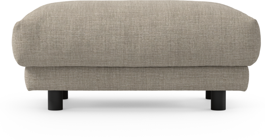 Cherrie - Fotpall 110, fast klädsel - Beige